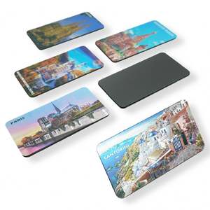 Nuevos imanes de nevera de aluminio con diseño personalizado de París y Santorini - Product Image 6
