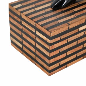 Scatola Decorativa Rettangolare con Manico a Corno, Moderna Scatola Portaoggetti in Resina per Gioielli e Ricordi, per Arredamento Casa - Product Image 5