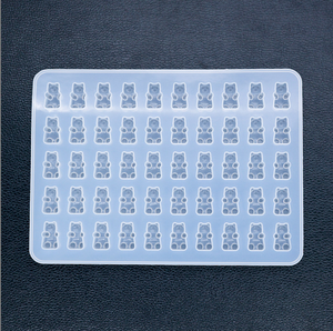 DIY Crystal Drop Gummy Bears <b>Molds</b> for Hard Candy Fudge <b>Chocolate</b> Making Food Grade <b>Silicone</b> <b>Mold</b> - Product Image 1