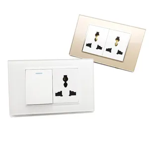 10-16A 110~250v Modern Switch And Socket 118 Type 1 Gang Switch and Multifunctional Socket Electrical Wall Outlet