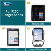 Écran multimédia GPS de style Tesla Android 11 de 12,1 pouces avec Carplay pour Ford F150 Ranger 2011-2019
