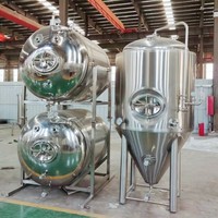 Réservoir de Fermentation à Refroidissement par Enveloppe en Acier Inoxydable Empilable Certifié CE pour Bière et Vin – Ventes Directes Usine TEK