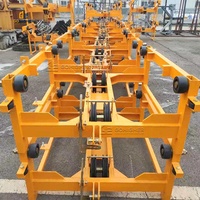 Ensemble de rouleaux de guidage pour poulie de grue à tour, poulie à câble en nylon, chariot de poulie, pièces de rechange pour grue à tour