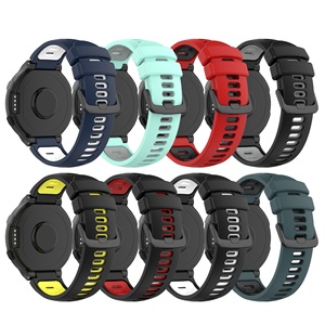 <span class=keywords><strong>Correa</strong></span> de Silicona de 22mm para <span class=keywords><strong>Reloj</strong></span> Inteligente, Repuesto para <span class=keywords><strong>Garmin</strong></span> Forerunner 220 230 235 620 630 <span class=keywords><strong>735XT</strong></span> ApproachS5 S6 S20 - Product Image 1