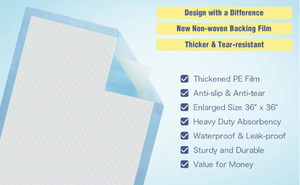 Одноразовая Подушка для кормления, водонепроницаемый медицинский стерильный Подушечка для мочи, одноразовый матрас для взрослых - Product Image 5