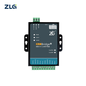 ZLG CANBridge Plus Dual Channel CAN Repeater Gateway with 64KB Buffer ID <b>Mapping</b> for Industrial CAN Networks - Product Image 1