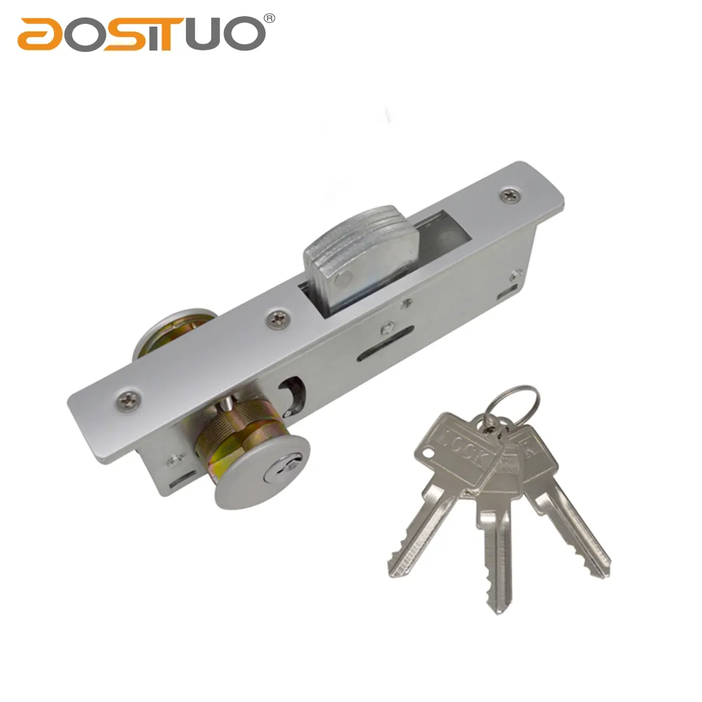 Serrure de porte en fer de haute qualité Double ouverture latérale avec clés en laiton loquet de porte de sécurité de couleur personnalisée