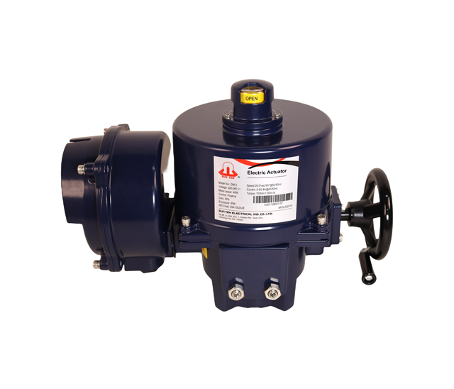 SUN YEH brand OM-2  With Local Control unit Quarter Turn Electric Actuator