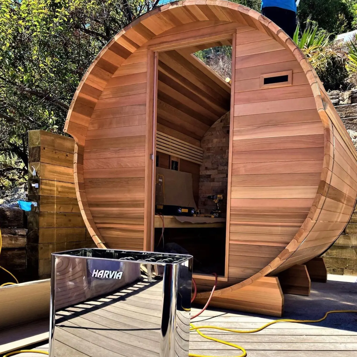 Sauna tradizionale di alta qualità in legno massello per 2 persone sauna a vapore secco sauna a infrarossi con enorme sconto