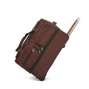Expandable Oxford Trolley Duffel Bag Zipper Durable Large Capacity Custom Logo Different Sizes for Boarding Checked Handbag - Product Image 1