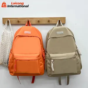 Wholesale Cheap 2024 Nylon School Bags Waterproof Backbags for Ladies Teenagers Student Girls Simple Leisure Women's Backpacks