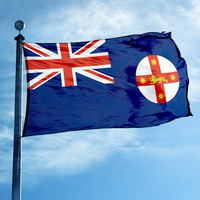 Drapeau aborigène australien en polyester imprimé numériquement 3x5 pieds (90x150cm) – Bannière personnalisée en gros