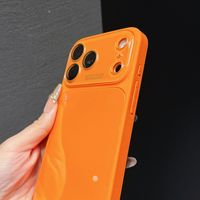 Coque de téléphone en verre effet glace pour iPhone 17 Pro Max avec fenêtre large, antichute et protectrice, compatible également avec les modèles 16, 15 et 14