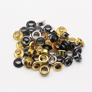 Atacado Preço Barato Tamanho Personalizado <span class=keywords><strong>Round</strong></span> Metal Brass Garment Ilhós para Vestuário Sapatos Sacos - Product Image 3