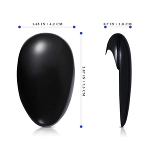 Cubierta para tinte de pelo <span class=keywords><strong>profesional</strong></span>, cubierta negra para las orejas, protección para <span class=keywords><strong>peluquería</strong></span>, <span class=keywords><strong>accesorios</strong></span> de <span class=keywords><strong>peluquería</strong></span>, 100 par/bolsa - Product Image 4