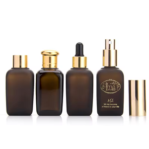 Заводская цена 10 мл 30 мл 50 мл 100 мл квадратная янтарная бутылка с эфирным маслом стеклянная бутылка с распылителем для масляной упаковки - Product Image 4