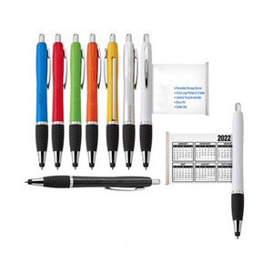With Advertising Pull Out Banner Ballpoint Cheap Custom Logo Plastic Flag Pen - Product Image 1