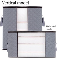 Sacs de rangement pliables écologiques 2024 pour vêtements et couvertures, conteneurs cubiques de 20-35L pour organiser les vêtements dans la chambre et le placard