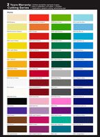 Vinilo de Color para Pósteres de 120G 140G, Vinilo de PVC para Corte por Plotter, Gráficos Adhesivos Permanentes, Rollos de Vinilo para Corte