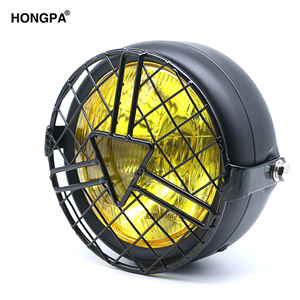 6.5 ''chiến thắng Roadster Chopper <span class=keywords><strong>Bobber</strong></span> phong cách cổ tùy chỉnh xe máy Đèn pha cổ điển Sương Mù Ánh Sáng Đèn Pha - Product Image 5
