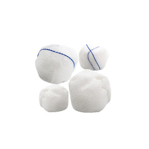 Bola de gasa absorbente quirúrgica médica para limpiar las heridas y absorber los exudados - Product Image 1