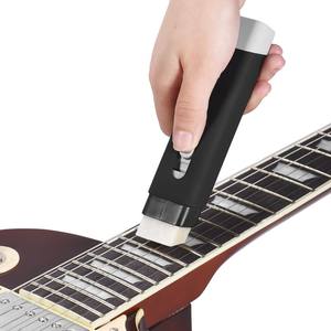 Outil de nettoyage de cordes de guitare Kit d'entretien de cordes de feutre de lubrification Outil de Luthier pour guitare électrique acoustique basse - Product Image 3