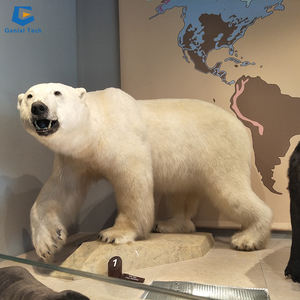 Gerçek boyut yapay beyaz ayı modeli hareketli ayı noel dekorasyon animatronic ayı - Product Image 6