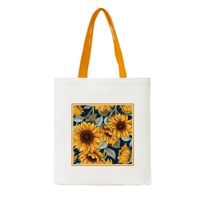 กระเป๋าผ้าแคนวาสแบบใ<span class=keywords><strong>ช้</strong></span>ซ้ำได้ เป็นมิตรกับสิ่งแวดล้อม กระเป๋าช้อปปิ้งทนทาน กระเป๋าถือสำหรับผู้หญิง ใช้ได้ทุกวัน เหมาะสำหรับเดินทางและเป็นของขวัญ - Product Image 4