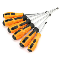 Tournevis de massage Phillips et plat, de qualité industrielle, magnétique puissant, finition brillante jaune, outil manuel, vente en gros fabricant