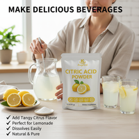 Acide citrique de qualité alimentaire en poudre, anhydre, cristal blanc pur, pour boissons, nettoyage, vente en gros, OEM, ODM, fourniture d'usine