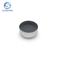 Bouchon en aluminium de flacon en verre d'injection 13mm avec bouchon en caoutchouc pour usage pharmaceutique