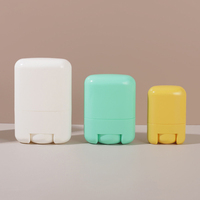 Personnalisé 15g 35g 50g 75g Conteneur de bâton de déodorant à enroulement torsadé ovale vide et durable de conception unique pour emballage cosmétique