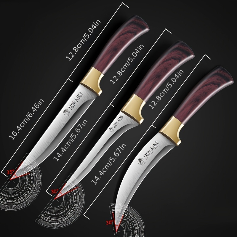 Set di coltelli disossati in acciaio inossidabile