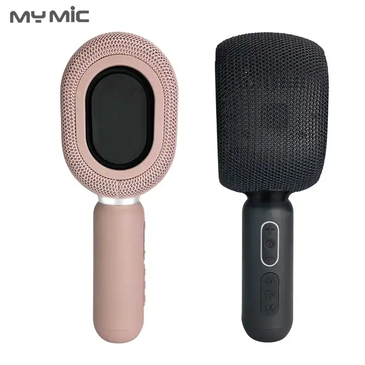 Microphone sans fil karaoké pour téléphone portable, microphone à