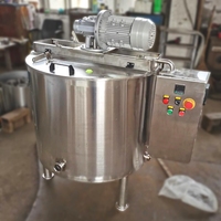 Cuve de fusion de chocolat grande capacité 100L-500L - Cuve de chauffage et de agitation en acier inoxydable pour l'industrie
