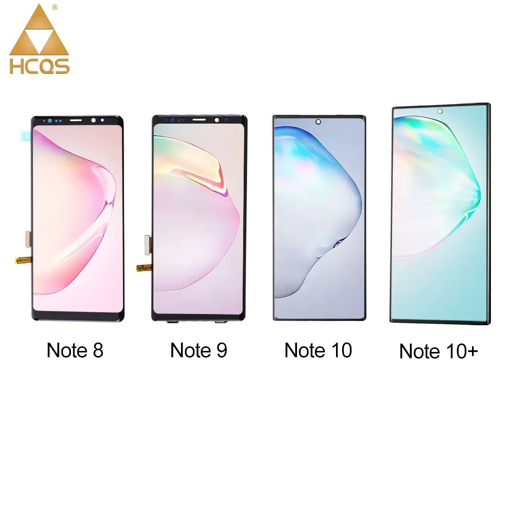 HCQS OEM AMOLED For Samsung GalNote 8 Note 9 Note 10 Plus Note 20 LCD Touch Screen OLED Display Replacement NO Burn Shadows