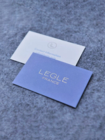 Cartes de visite en papier fantaisie imprimées sur mesure