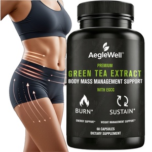 Capsules d'extrait <span class=keywords><strong>de</strong></span> thé vert AegleWell, complément alimentaire pour la gestion <span class=keywords><strong>de</strong></span> la masse corporelle et <span class=keywords><strong>de</strong></span> l'énergie, capsules brûle-graisses pour un ventre plat - Product Image 1