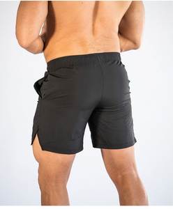 Shorts de sport pour hommes, vente chaude, en toile solide, écologiques, à séchage rapide, respirants, taille haute, avec cordon de serrage, pour le basketball en plein air, les loisirs - Product Image 2