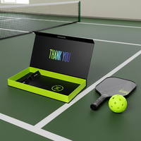 Boîte d'emballage pour raquette de pickleball en gros d'usine, lamination mate, design moderne, boîte pour raquette de pickleball