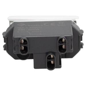 Interrupteur inverseur 1P 16A couleur blanche compatible avec les interrupteurs Bticino Living et Vimar Plana - Product Image 2
