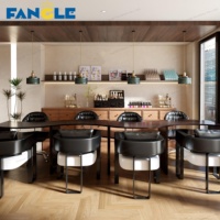Nouveaux produits Table de manucure incurvée exclusive Salon de beauté lumière luxe professionnel ongles technicien Tables à ongles