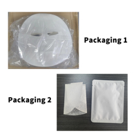 Masque facial en feuille de collagène lyophilisé à base de peptides fonctionnels chinois, fabrication OEM/ODM, masques en tissu non tissé