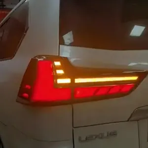 Juego de Luces Traseras LED TYPY para Lexus LX570 2016-2019 con DRL y Señal de Giro Dinámica, Lente Ahumada/Tintada, 12V - Product Image 5