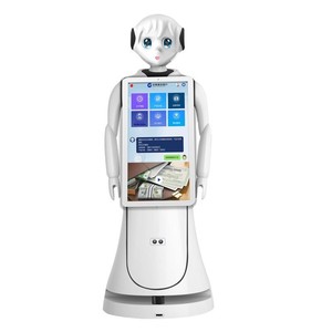 Robot de Servicio Humanoide Inteligente con Pantalla Táctil Interactiva, Navegación Autónoma, Sistema Operativo Android, Batería de 20000 mAh, para Hoteles y Centros Comerciales - Product Image 5