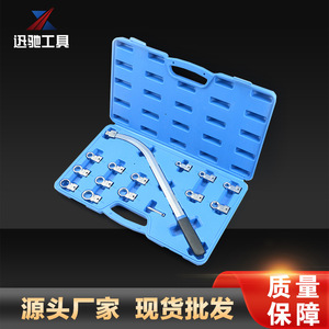 Juego de 10 llaves tensoras para correas de automóviles, con casquillo de 1/2 pulgada, de acero inoxidable, en estuche de herramientas para reparación mecánica y automotriz - Product Image 4