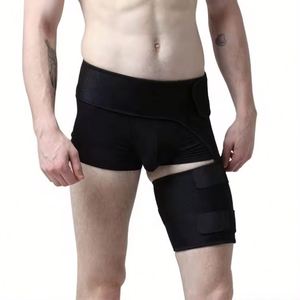Soporte de cadera para alivio del dolor de ciática, compresión de muslo y isquiotibiales, estabilizador y almohadilla inguinal para mayor comodidad - Product Image 3