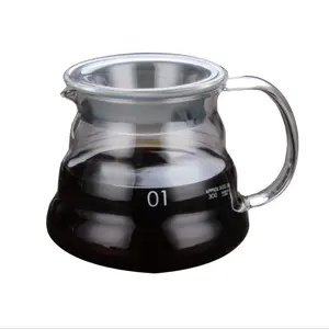 Aeofa เครื่องชงเอสเปรสโซแก้วทนความร้อน,หม้อกาแฟแก้วใช้ร่วมกันกับหม้อแก้ว