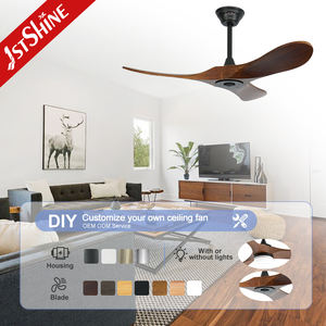 Ventilador de Techo 1stshine de 42 Pulgadas con Tres Aspas de Madera Sólida, Motor DC Silencioso, Alto Flujo de Aire, Ventilador de Techo Pequeño - Product Image 4