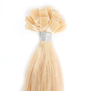 Extensiones de Cabello Pre-Adheridas con Queratina Europea Sens Flat, Color 25 Rubio Extra Claro, 25 Mechones, Cabello 100% Remy - Product Image 1